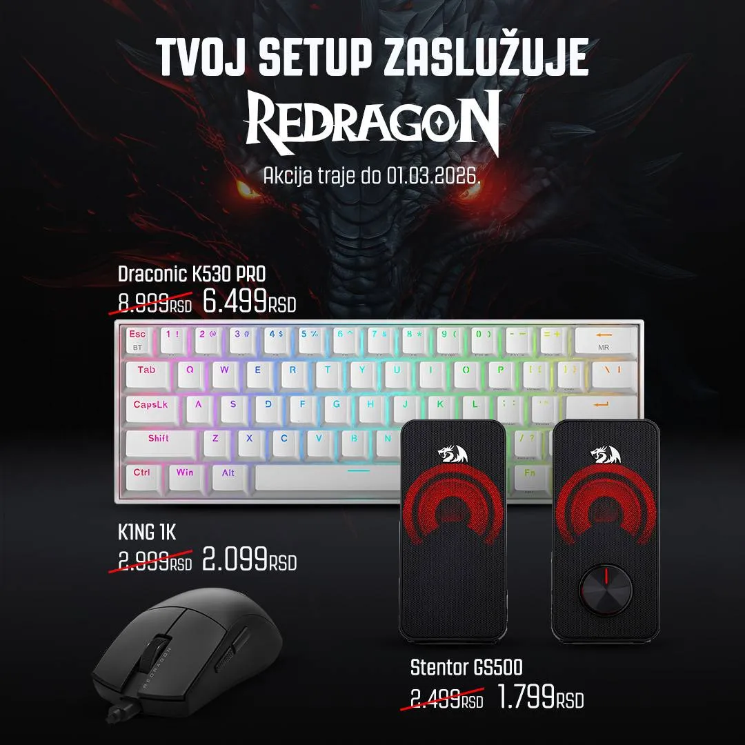 Redragon akcija